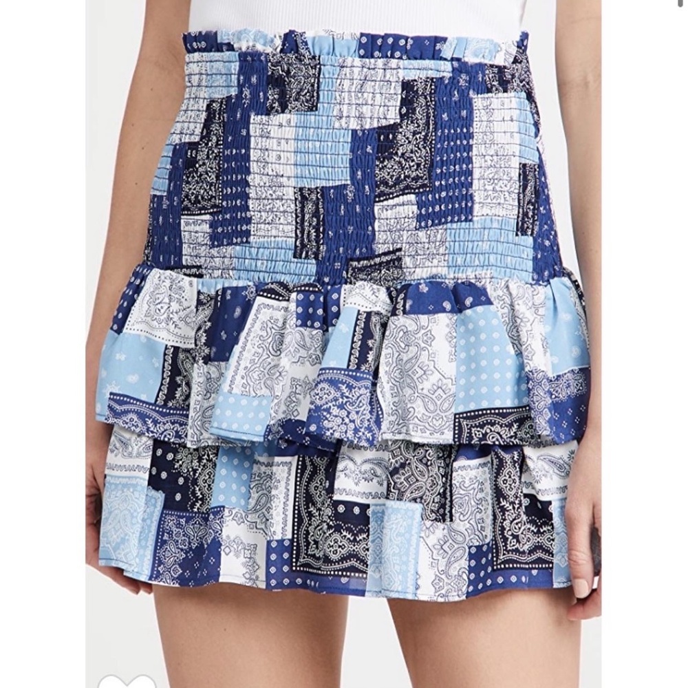NWT bandana block skirt